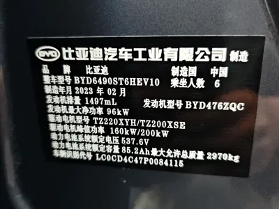 BYD Tang New Energy